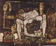 Egon Schiele Blind Mother oil painting artist